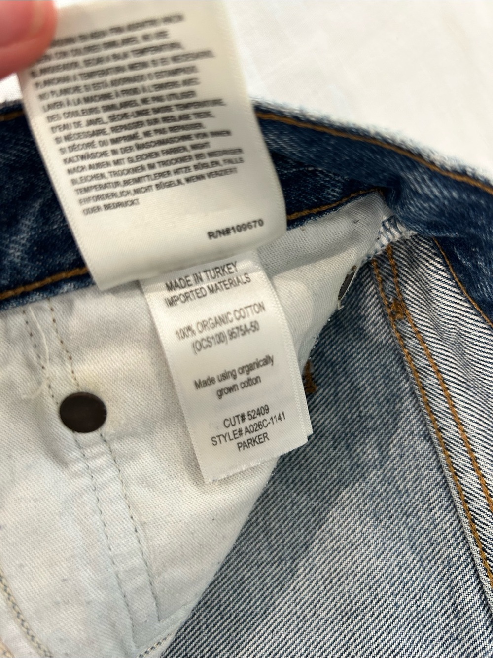 AGOLDE Parker Women's Denim Cutoff Shorts - Picture 5 of 5
